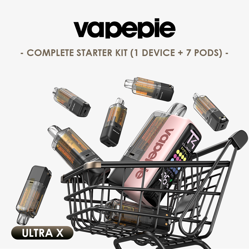 VAPEPIE Ultra X 15000 Complete Starter Kit (1 Device + 7 Pods) | VAPEPIE Ultra X 15000 PUFFS | USA Warehouse