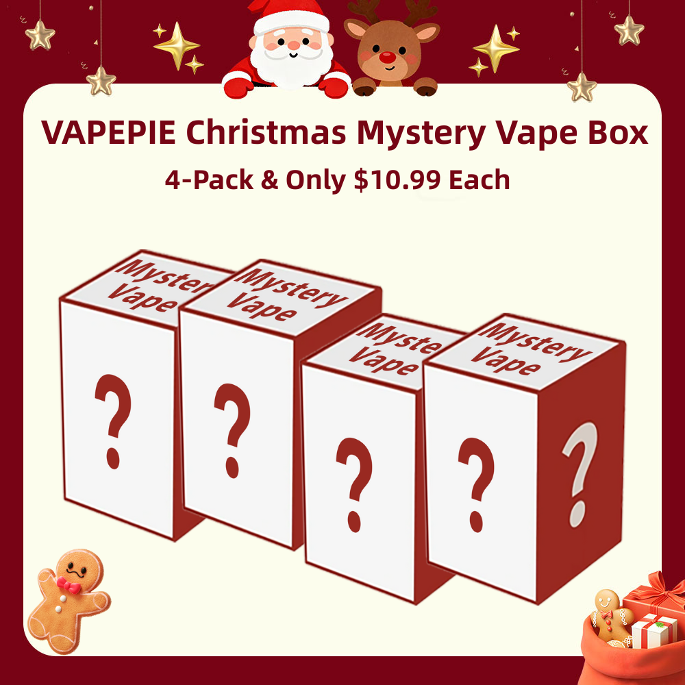 VAPEPIE Christmas Mystery Vape Box (4PCS)  | U.S. Warehouse