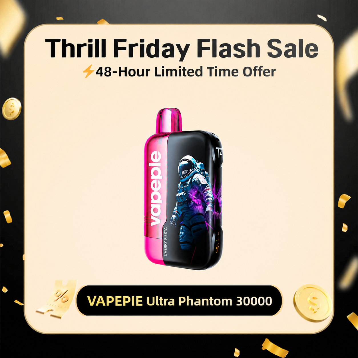 Limited 48 Hours⚡From  $13.49 Each | VAPEPIE Ultra Phantom 30000 PUFFS