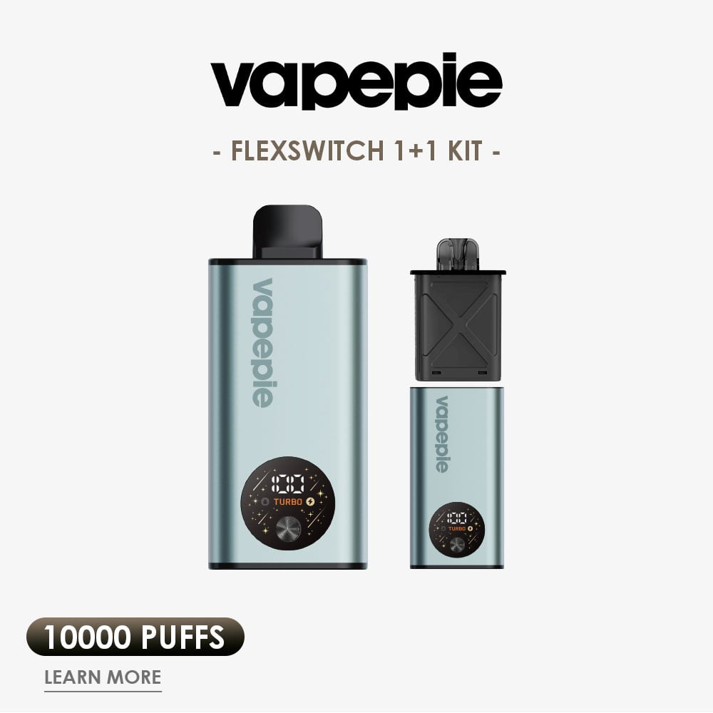 [Upgraded Version] VAPEPIE FlexSwitch 10000 PUFFS 1+1 KIT Exclusive Deal | USA Warehouse