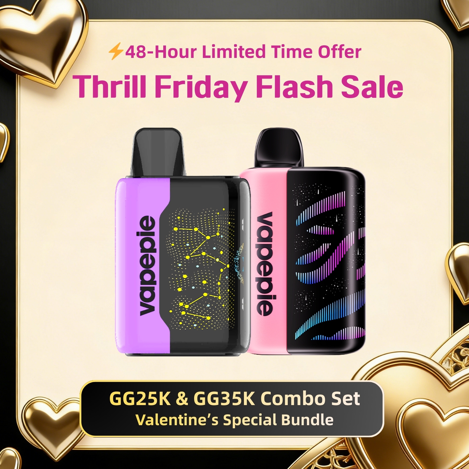 Valentine’s Special |  From $11.99 Each | Galactic Gleam 35K & GG 25K Combo Pack
