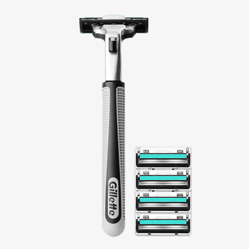 Shaving Razor Kit (1 Handle + 5 Cartridges) | Freebie for AirPush Promo🎁