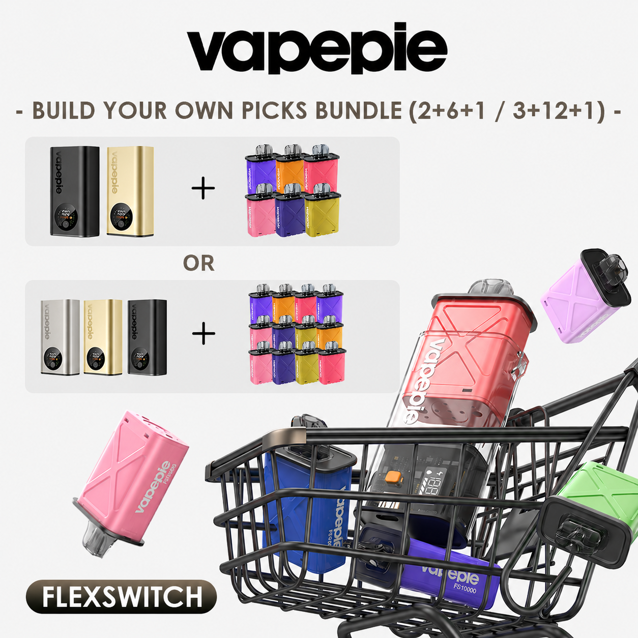VAPEPIE New Arrival Puff Bundle Series - 60K & 120K Puff All-in-One Kits | CN Warehouse | Member Exclusive