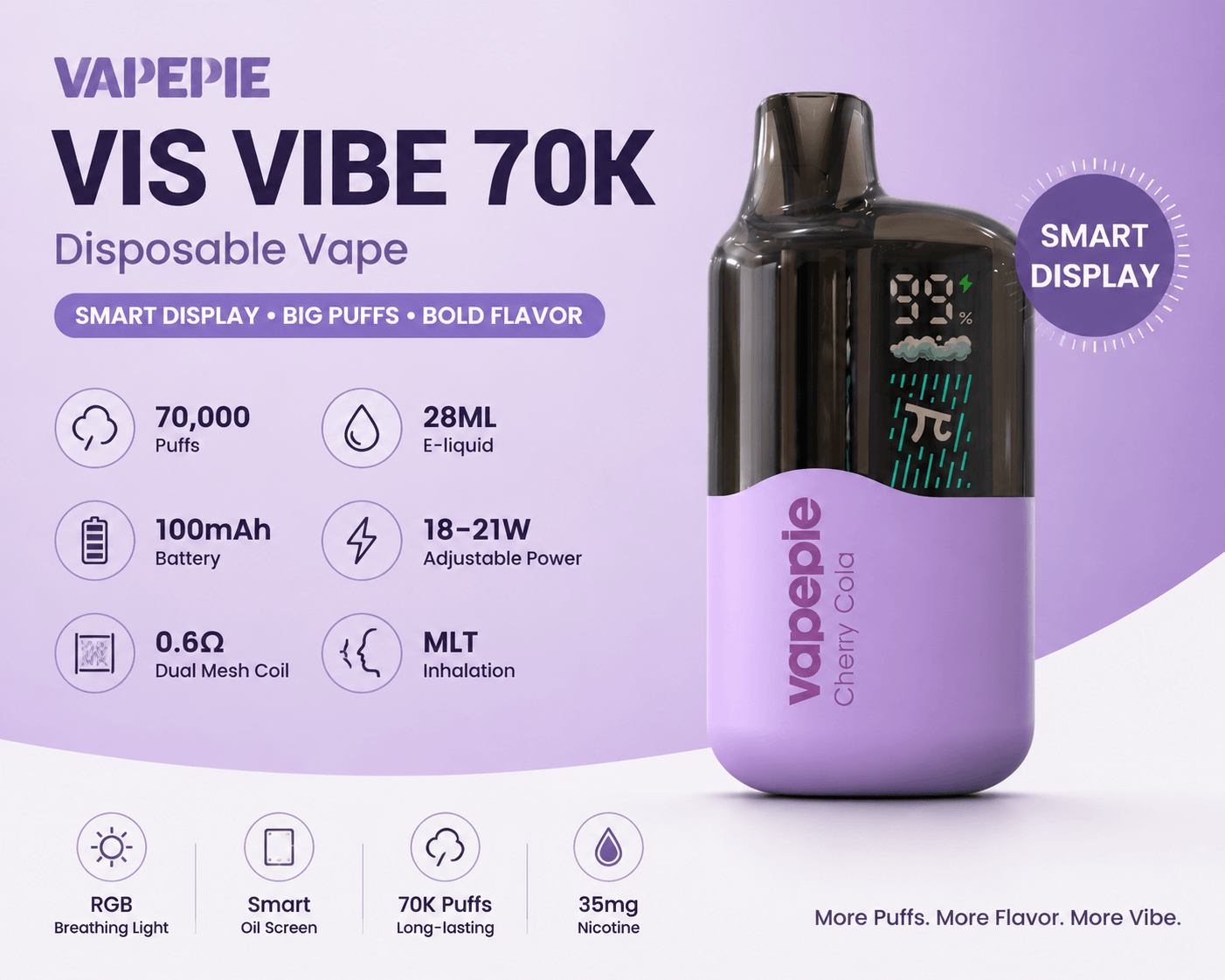 VAPEPIE VIS VIBE 70K