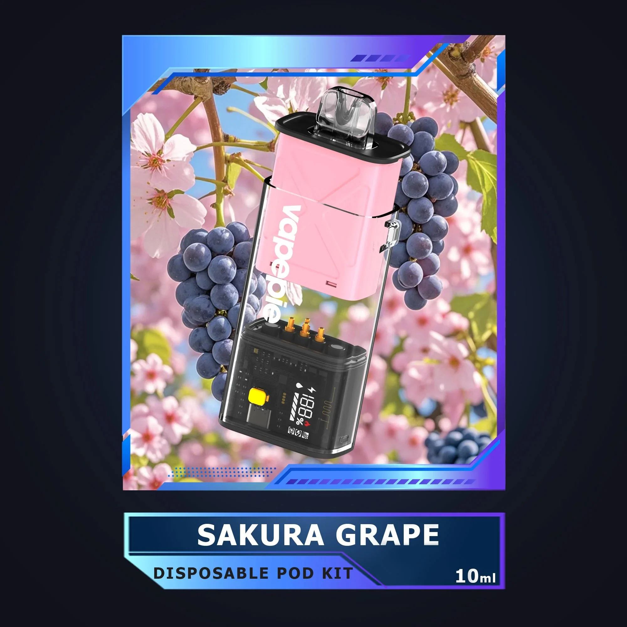 SAKURA GRAPE VAPEPIE FLEXSWITCH 10000 PUFFS