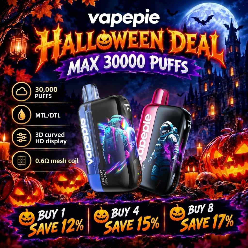 Halloween Special Deal | VAPEPIE Ultra Phantom 30000 PUFFS | USA Warehouse