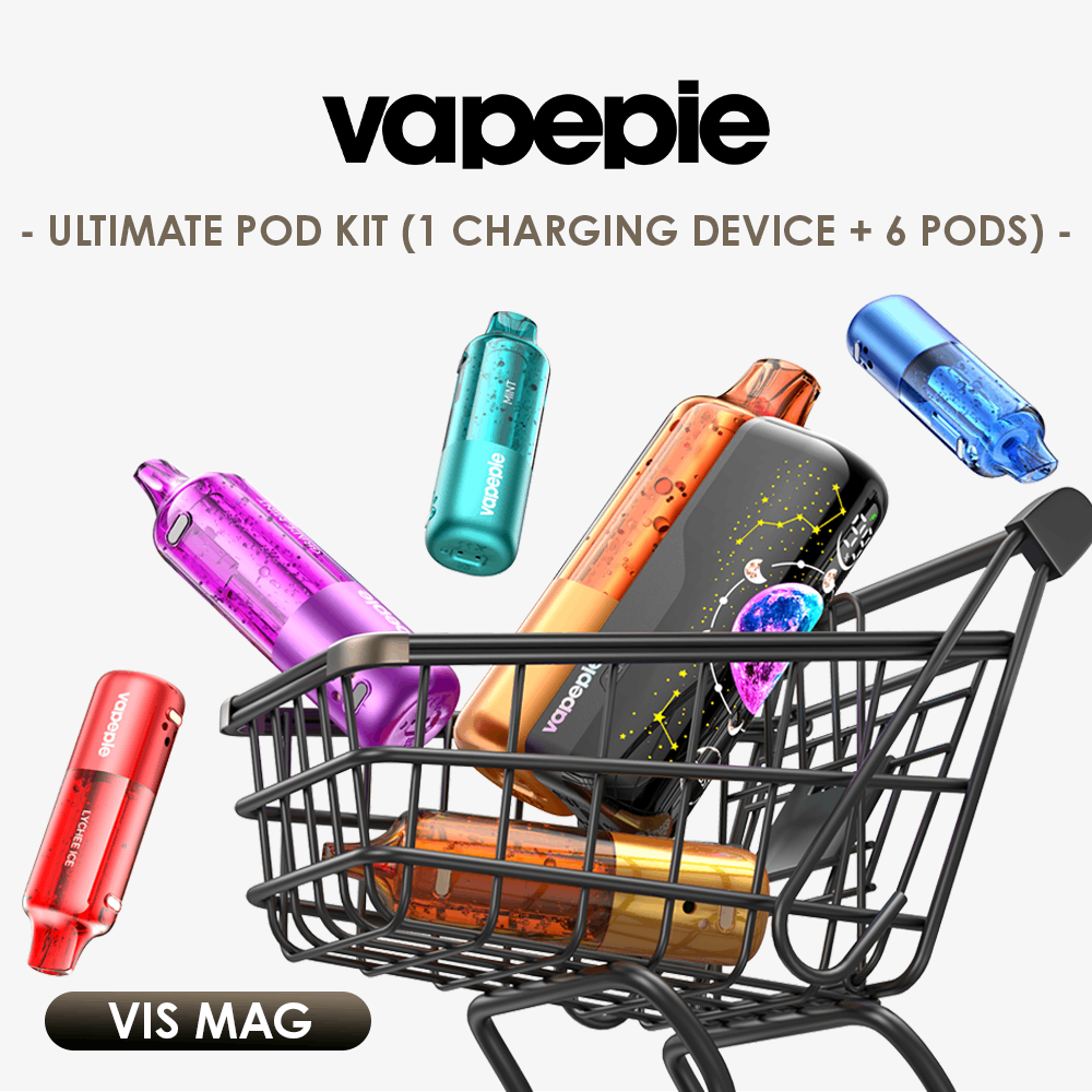 VAPEPIE VIS MAG 60000 PUFFS Ultimate Pod Kit (1 Device + 6 Pods) | USA Warehouse