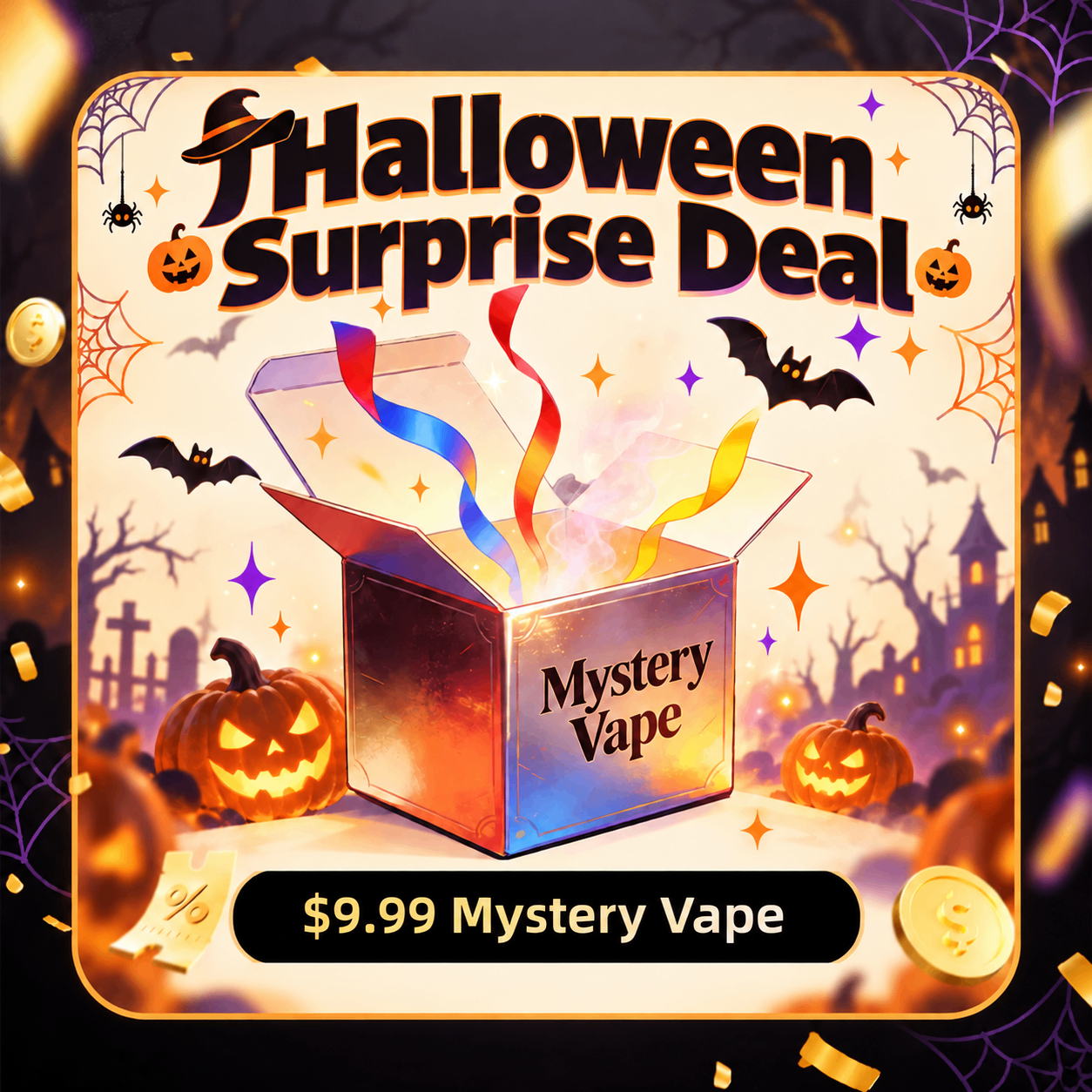 VAPEPIE Halloween Mystery Box | USA Warehouse