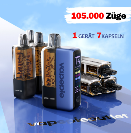 VAPEPIE Ultra X 15000 Züge – Komplettes Starter-Kit: 1 Gerät + 7 Pods Sale price