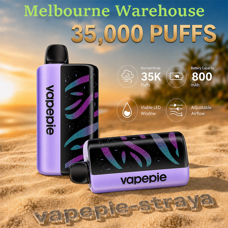 【3/5/7/10 unit packs | Free Shipping】VapePie Galactic Gleam 35000 Puffs Disposable Vape | Melbourne Warehouse | Fast Australia Delivery