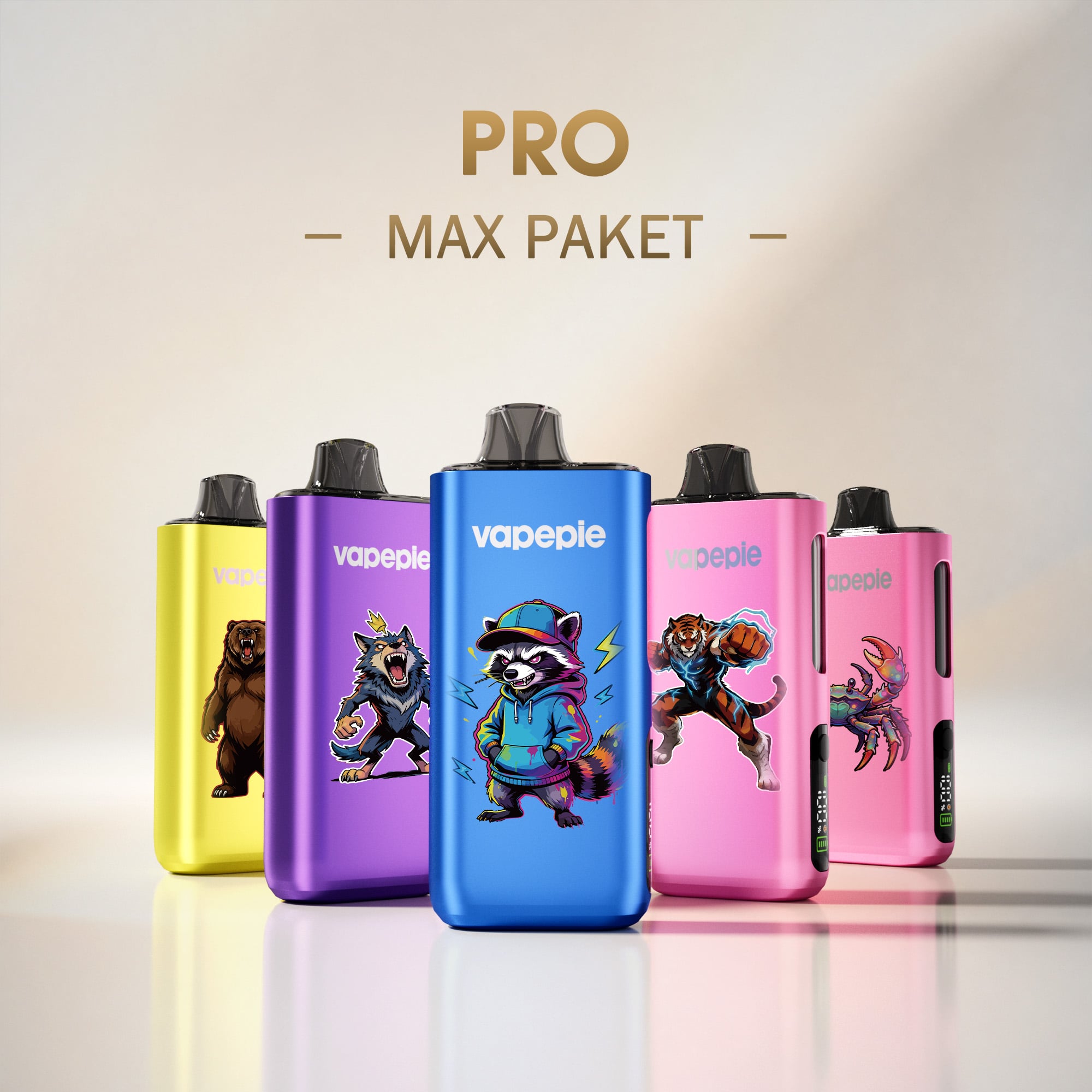 3/5 Stück Vapepie Big Empire Vape, je 40.000 Puffs