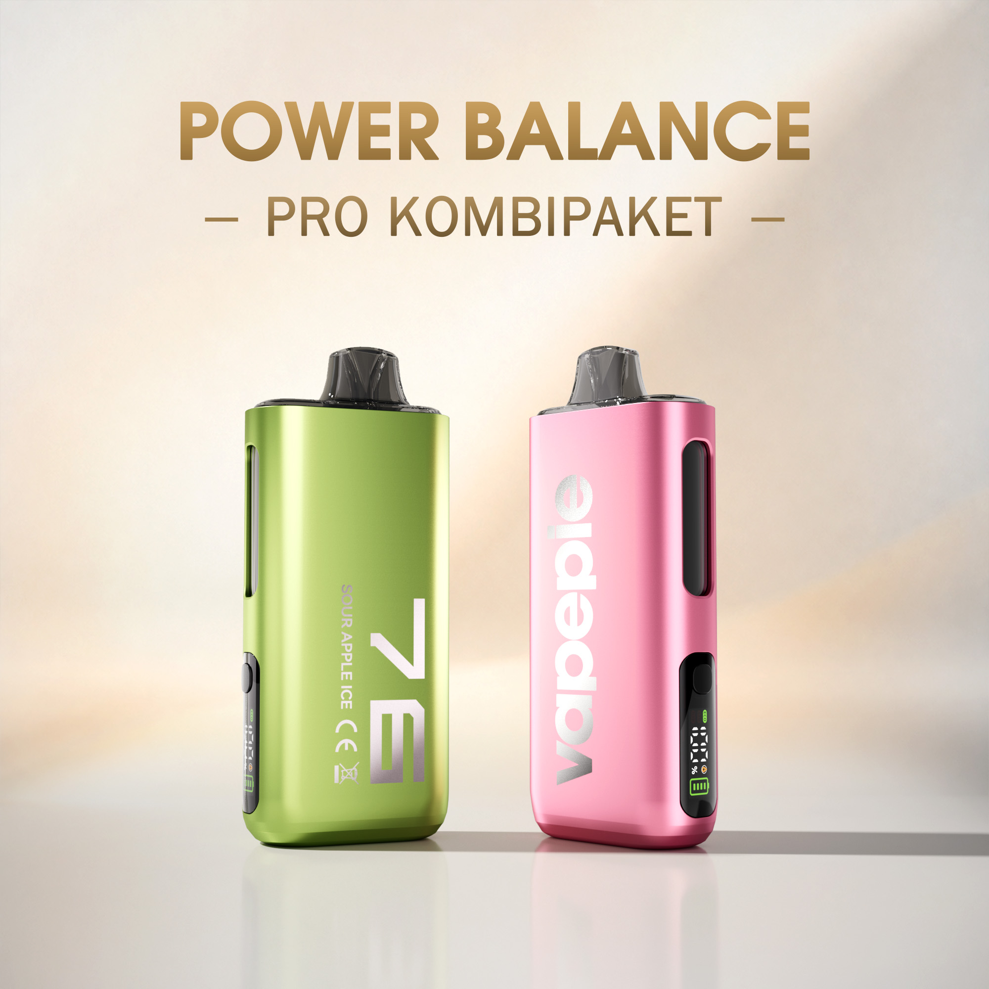 【Sparpaket】Vapepie Power Balance Pro Pack 80.000 Puffs (Big Empire1 & Ghost Air1) Einweg-Vape