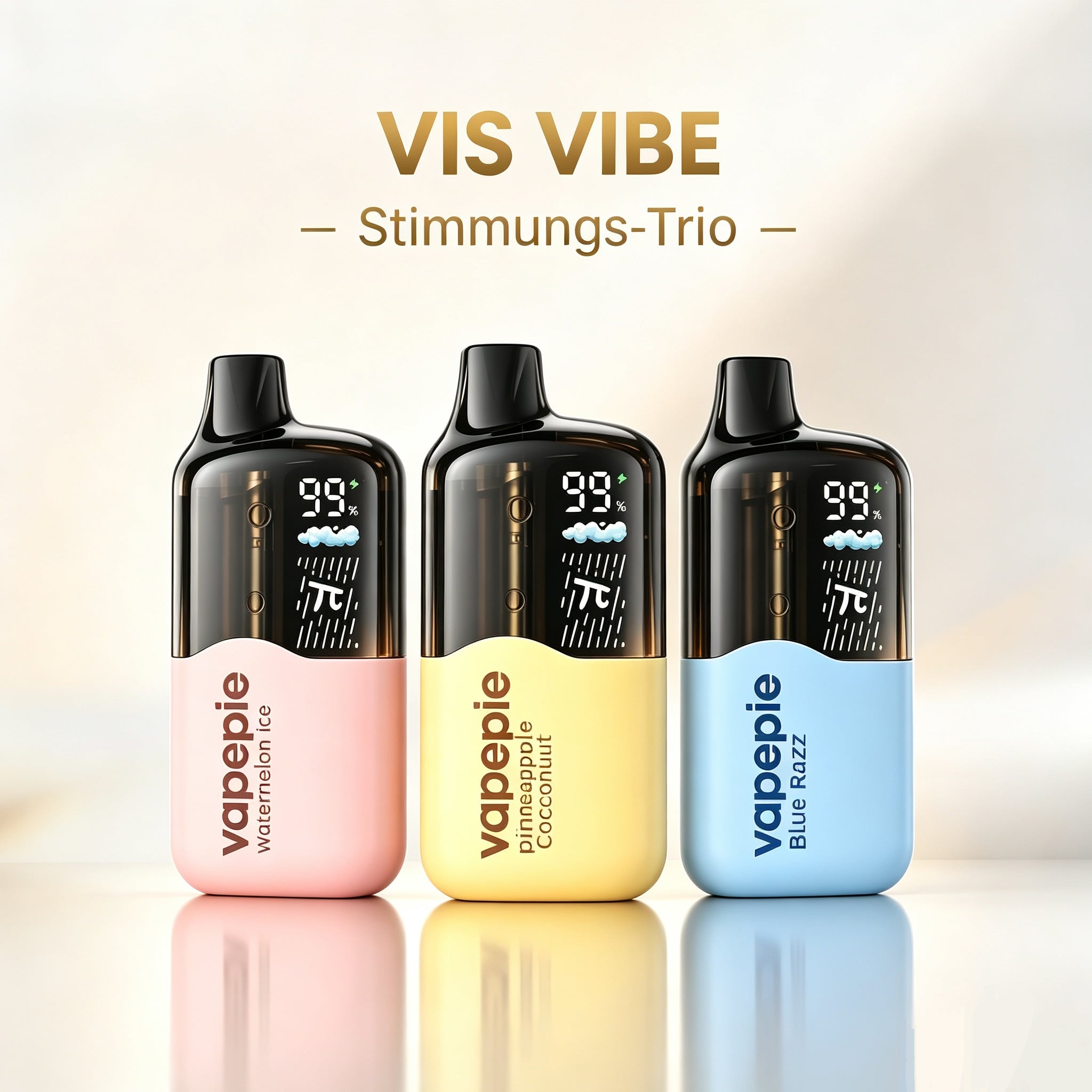 3/6 Stück Vapepie VIS VIBE Vape, je 70.000 Puffs