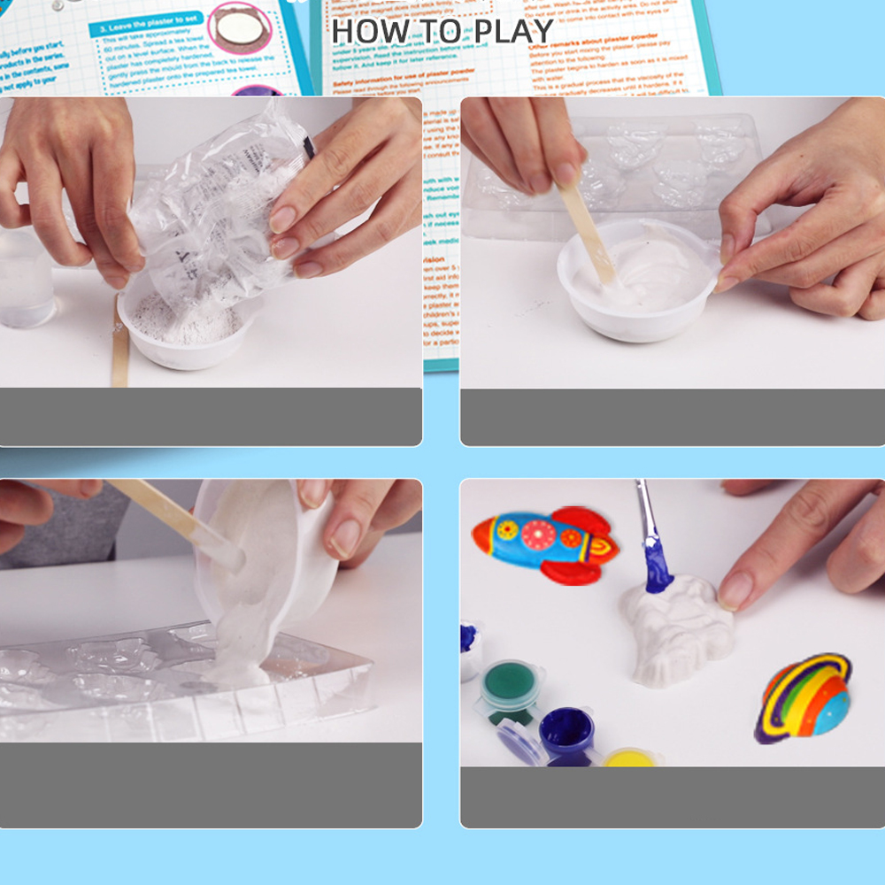 Higolot™ Gypsum DIY Making Paint Set