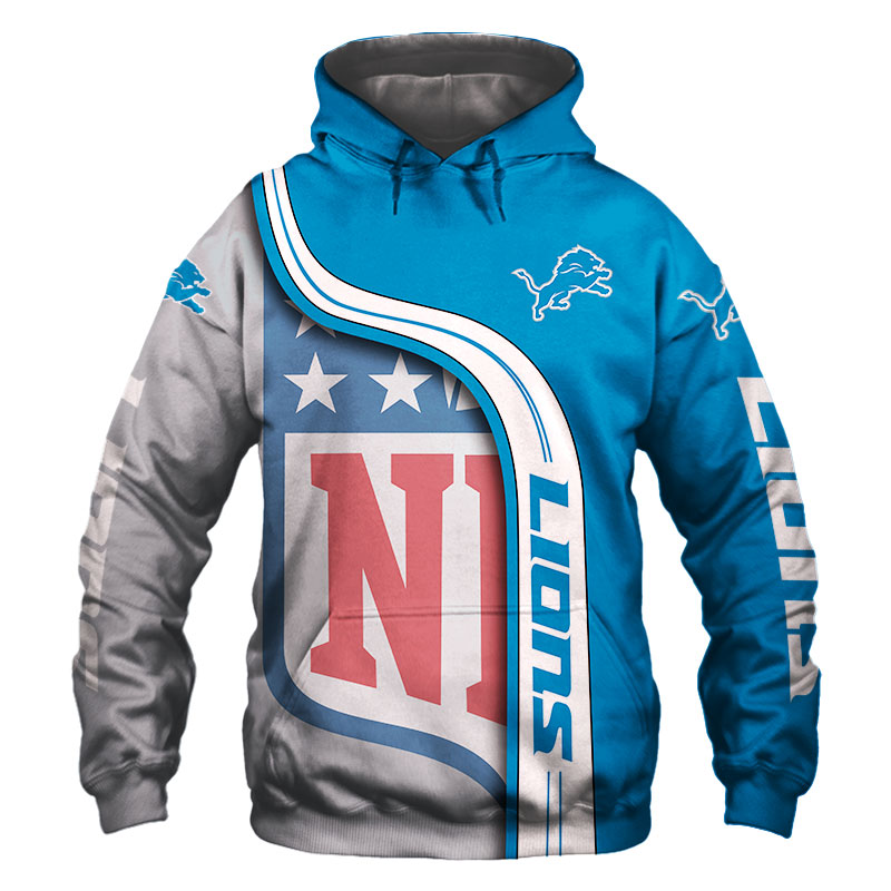 DETROIT LIONS 3D HOODIE  DDLL001