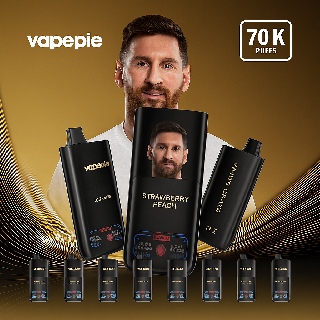 VAPEPIE MAX 70000 Tragadas – Cigarro Eletrônico Descartável de Longa Duração com Diversos Sabores