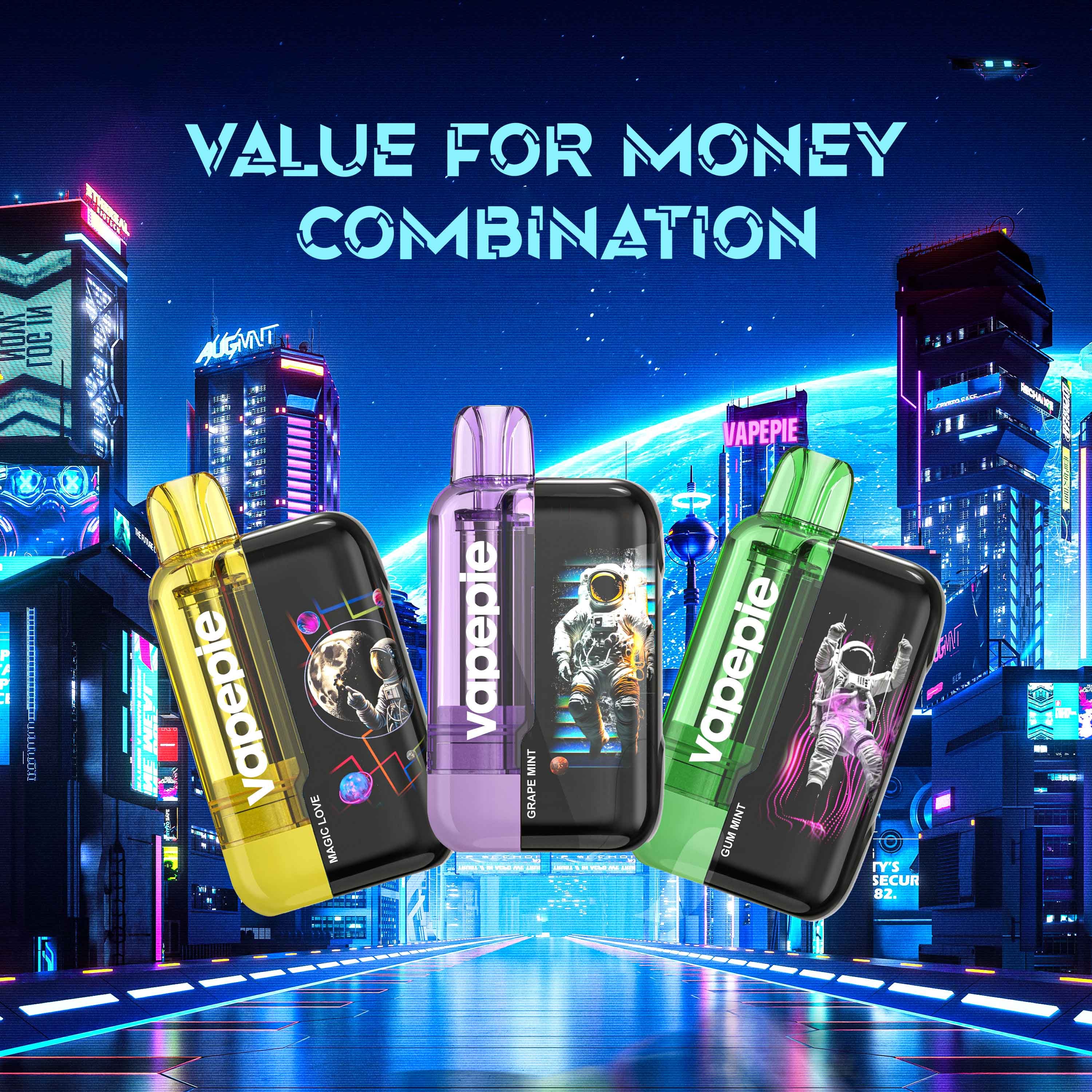 Vapepie Triple-Pack Vape Bundle