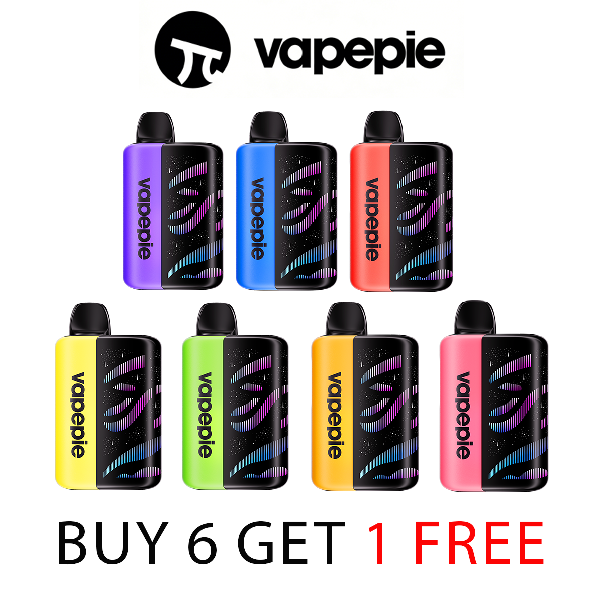🔥【Buy 6 Get 1 Free】Vapepie Galactic Gleam 35000 Puffs