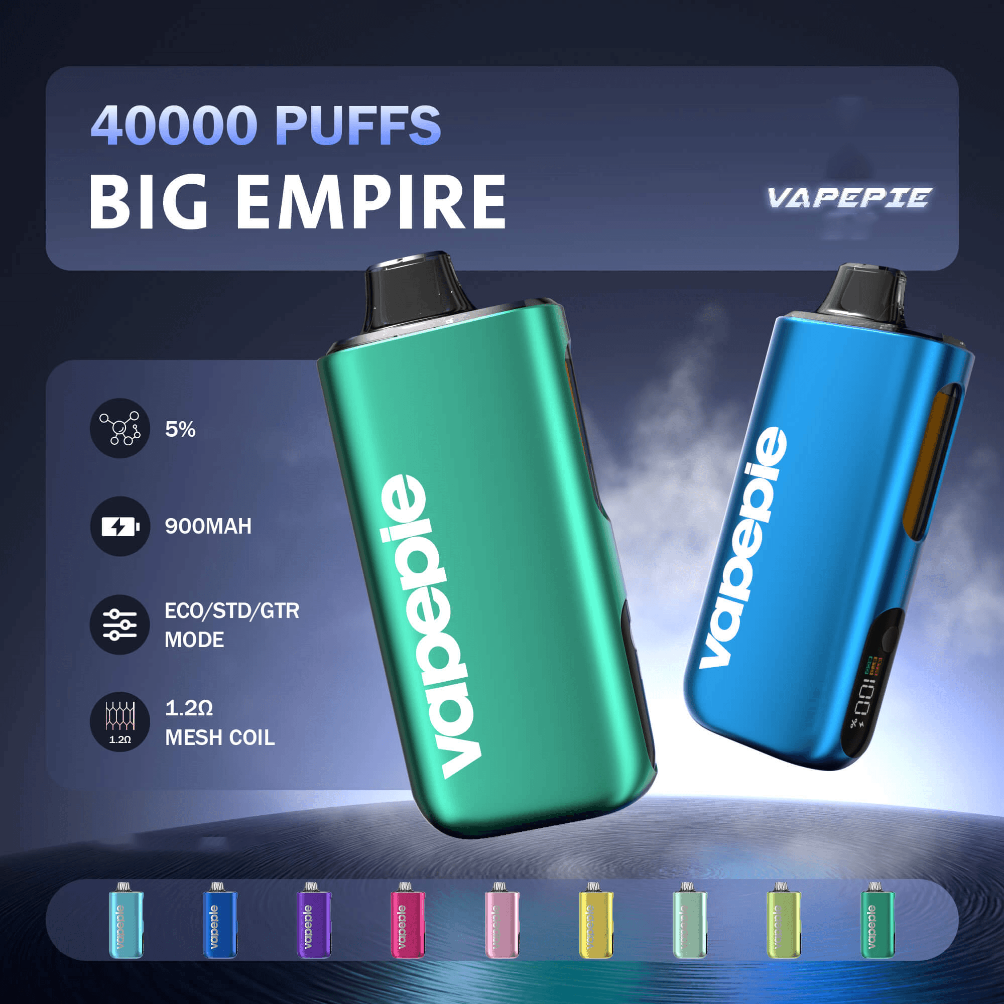 【3/5/7/10 unit packs | Free Shipping】 VAPEPIE MAX 40000 PUFFS