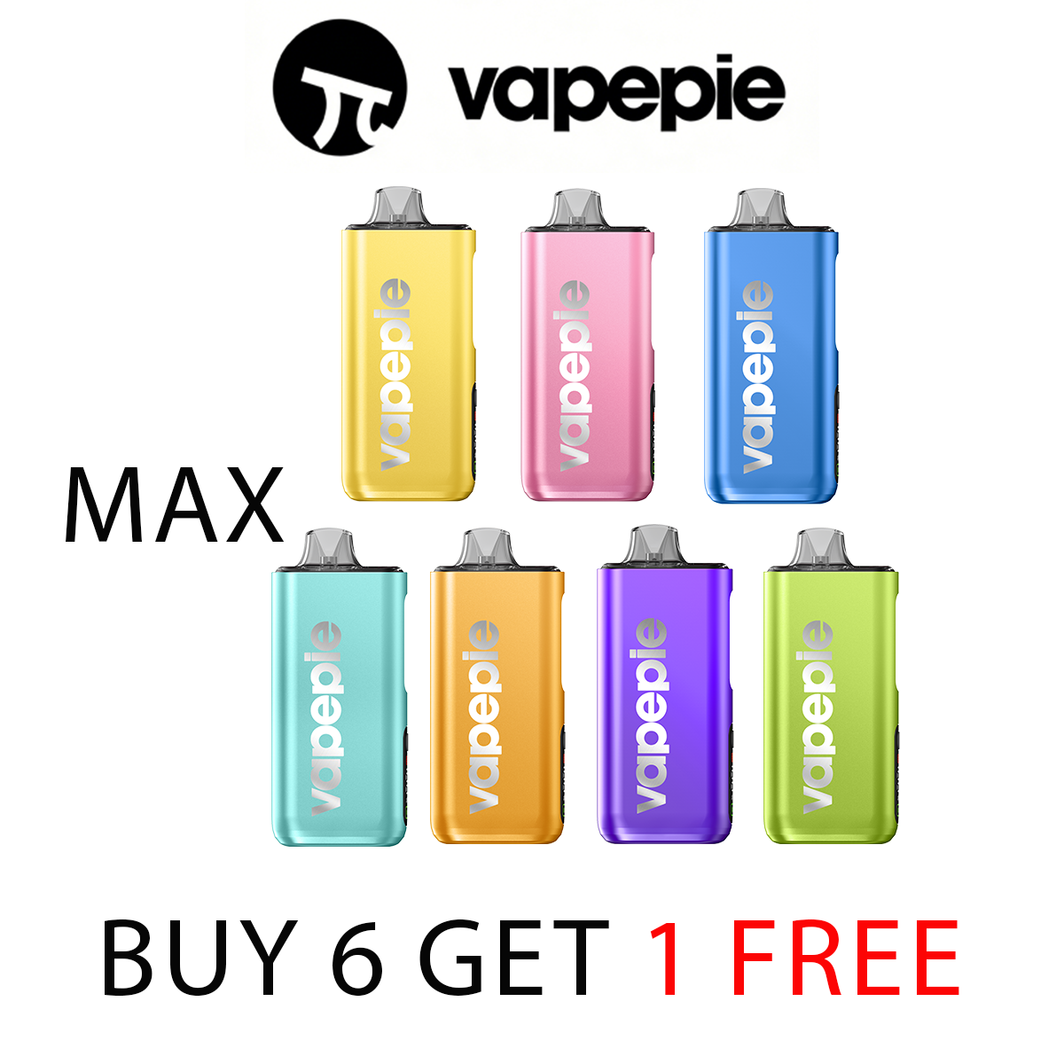 🔥【Buy 6 Get 1 Free】 VAPEPIE MAX 40000 PUFFS | Total 280K Puffs Per Set