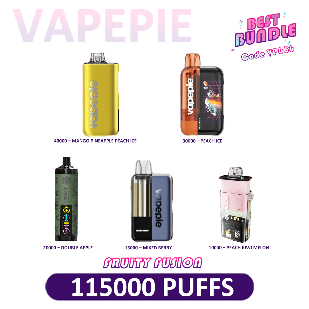 VAPEPIE 5-Device Power Pack – Mixed Puff Collection