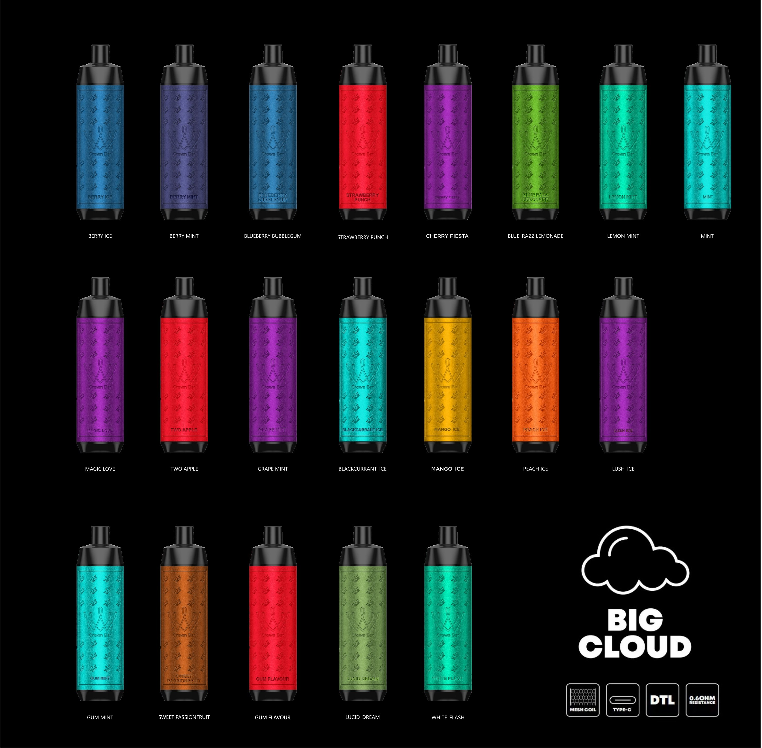 5 Vapepie Devices + 2 Bonus Vape