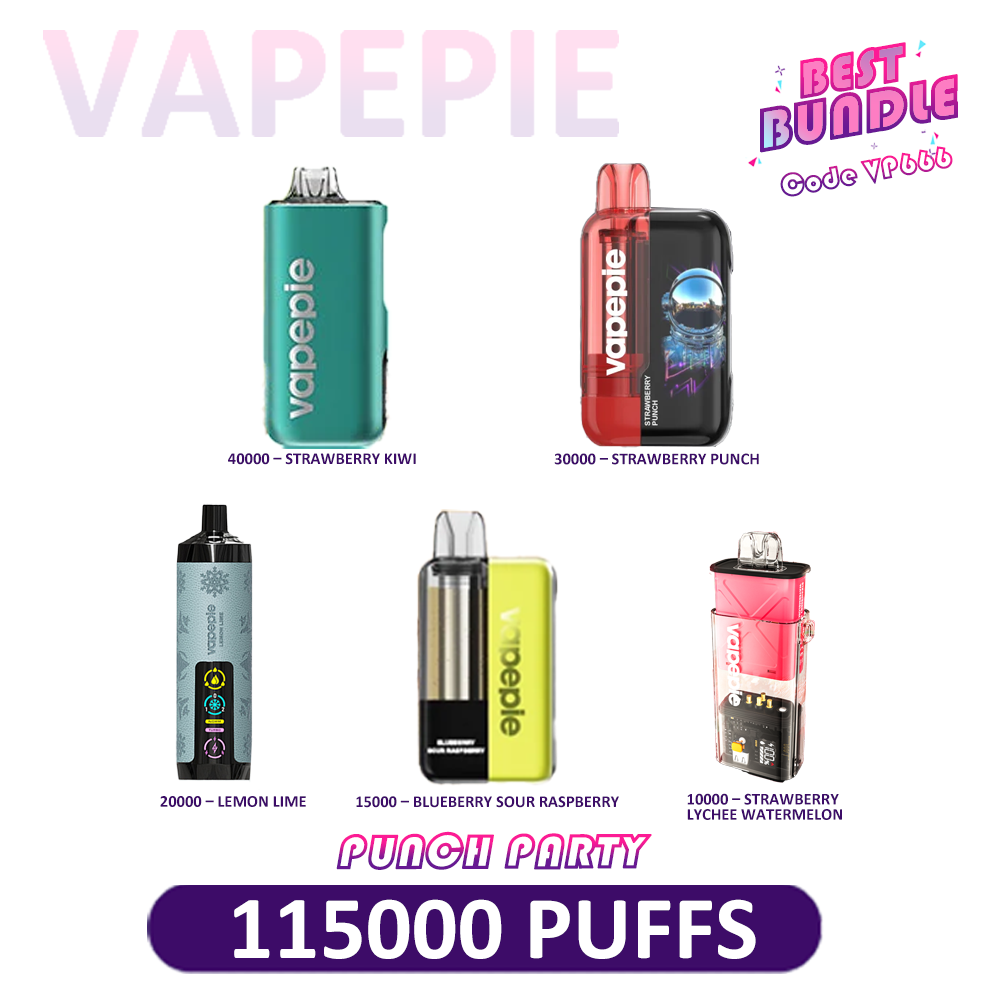 VAPEPIE 5-Device Power Pack – Mixed Puff Collection