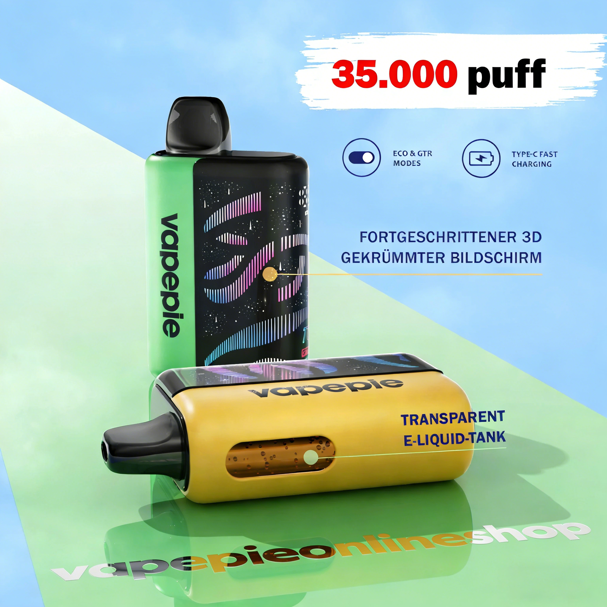 EU Vapepie Galactic Gleam 35000 Puff