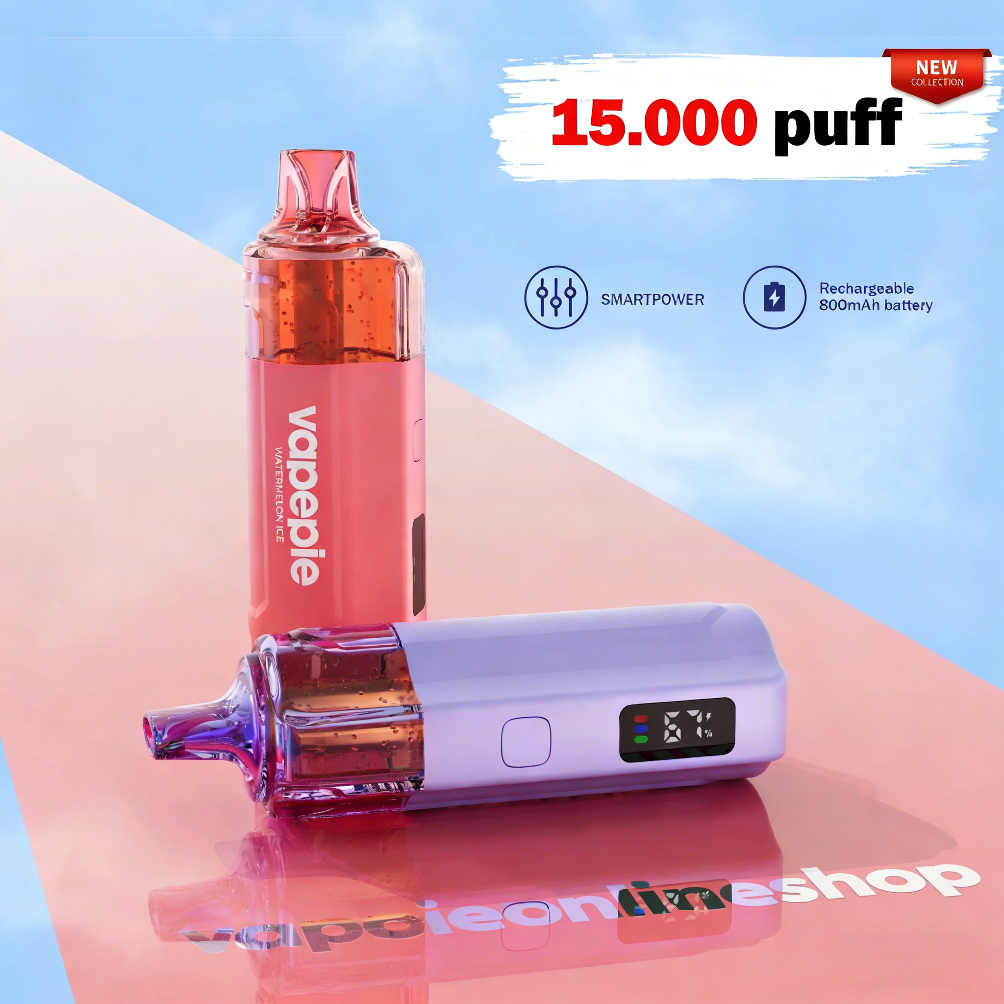 EU  Vapepie Crystal Pop 15000 Puff Disposable Vape