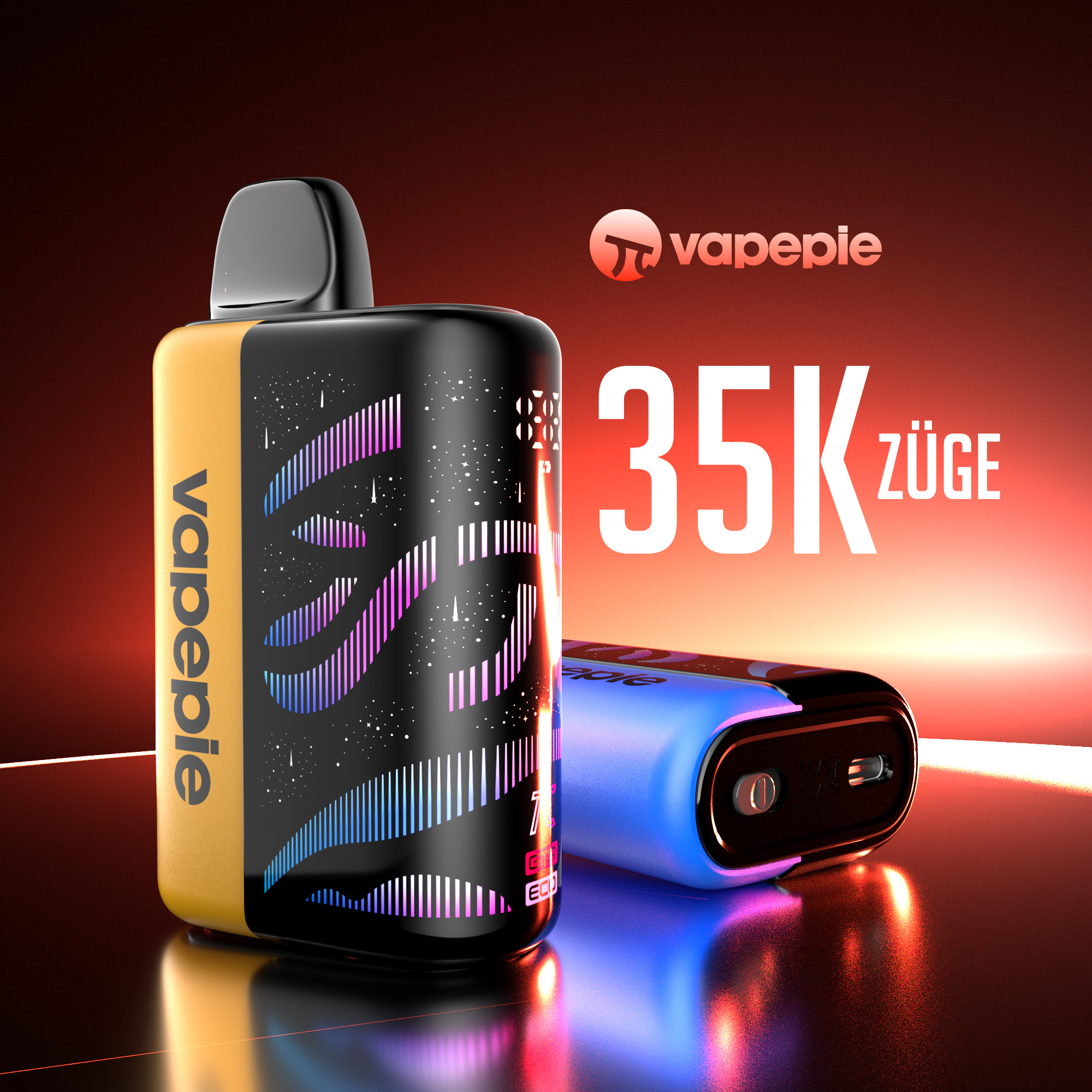 Vapepie Galactic Gleam 35.000 Züge