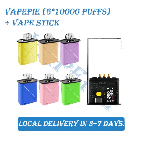 VAPEPIE (6*10000 puffs) + Vape Stick
