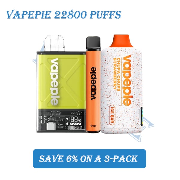 VAPEPIE 22800 PUFFs------ save 6%