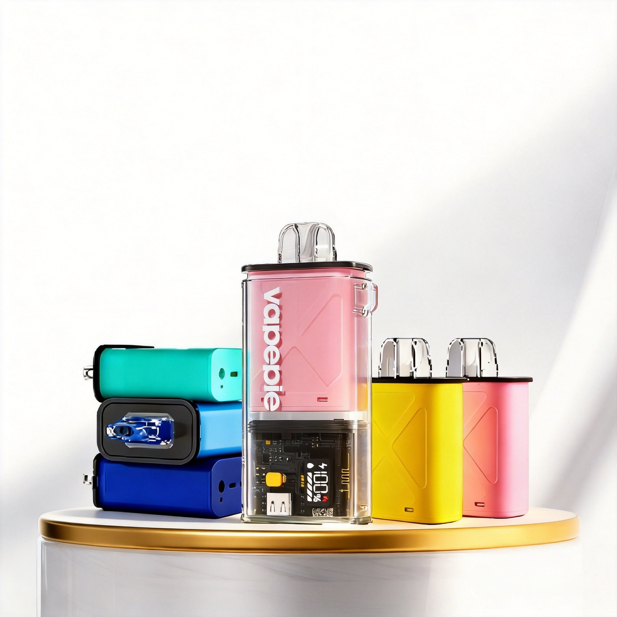 Vapepie 60.000 Züge Supreme Menü（6-in-1 Vorteilspaket）