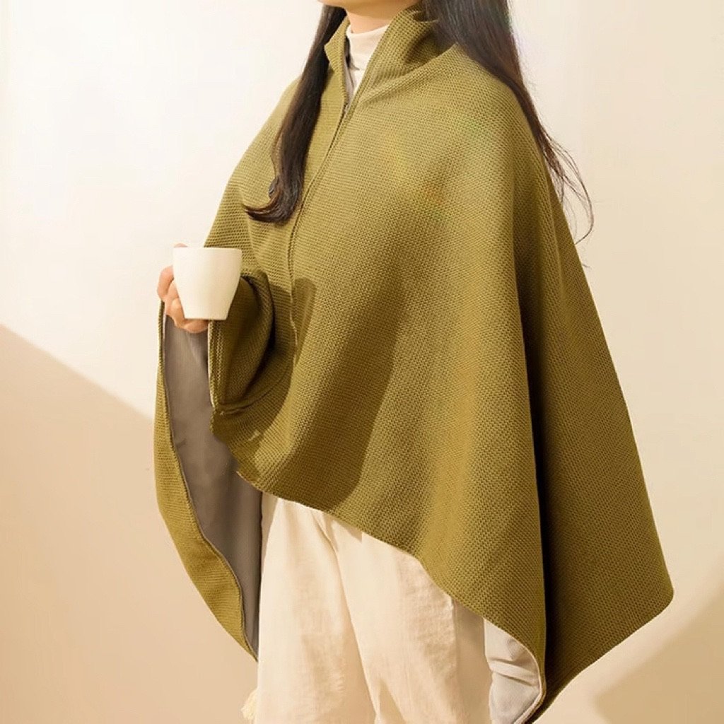 Portable Heated Shawl – Stay Warm Anywhere, Anytime