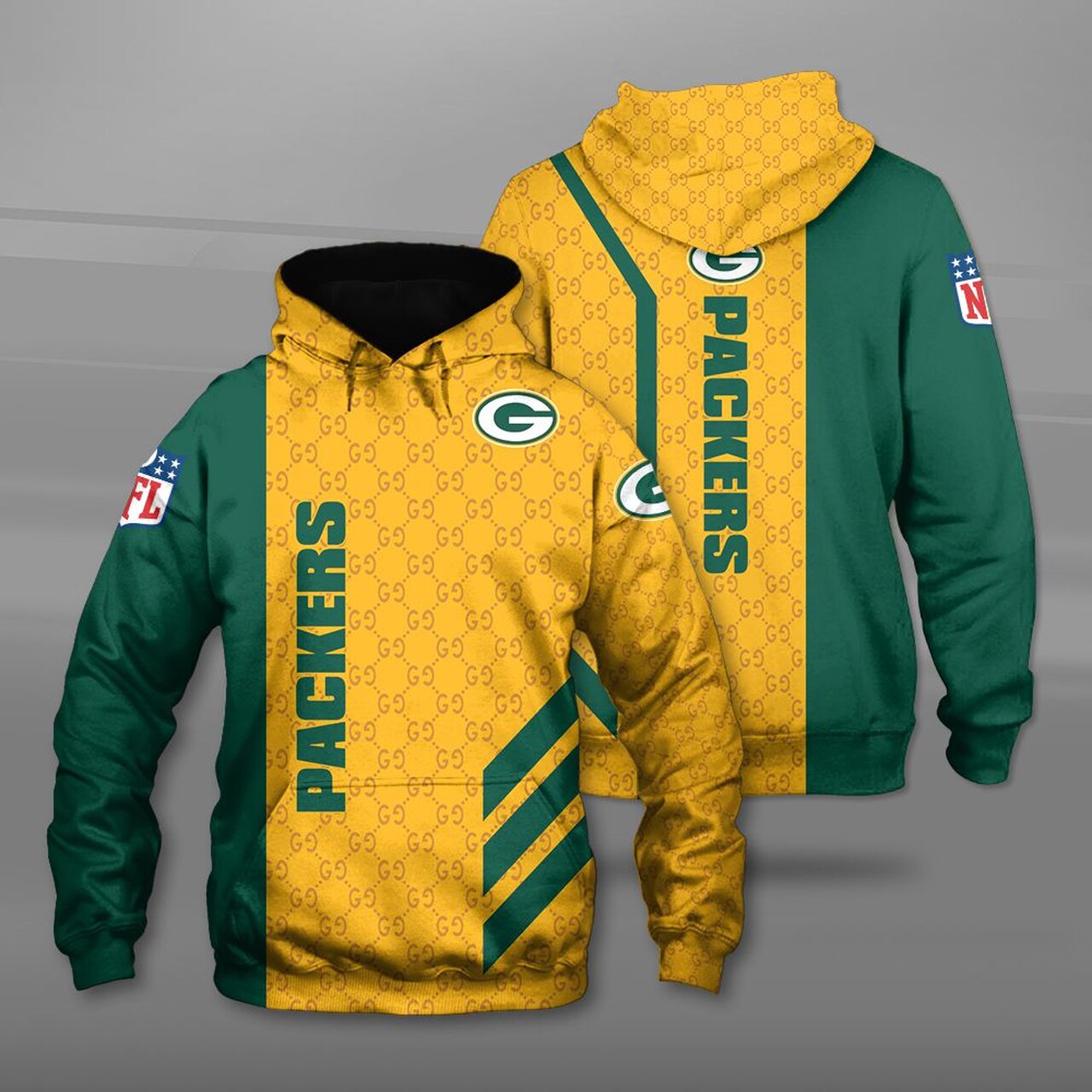 GREEN BAY PACKERS 3D HOODIE GGBBPP021