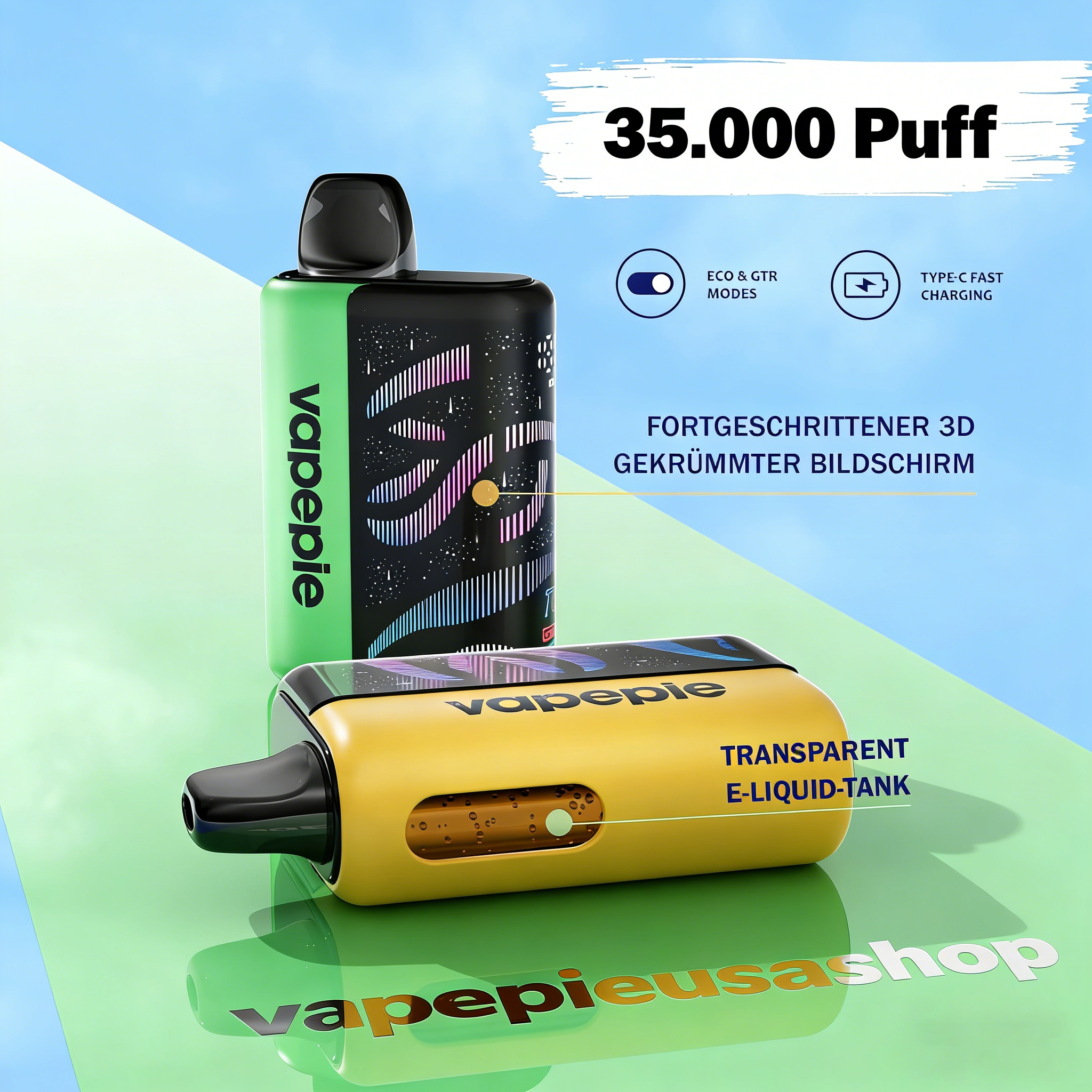 EU Vapepie Galactic Gleam 35000 Puff Vape
