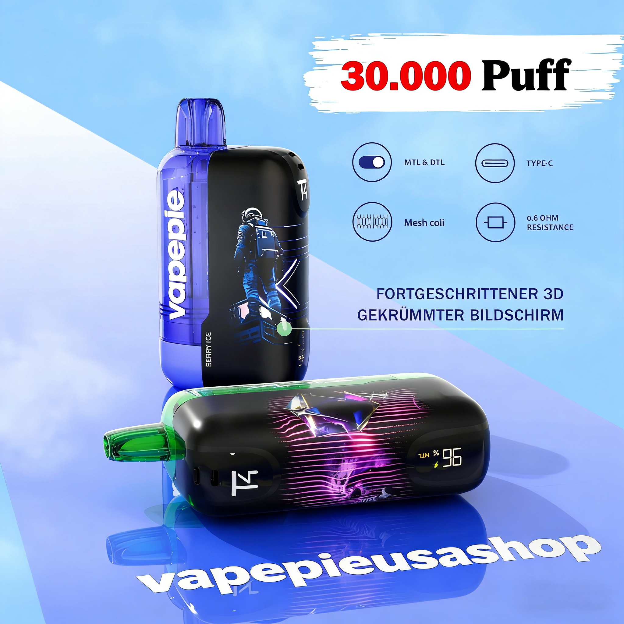 EU Vapepie Ultra Phantom 30000 Puff Disposable Vape