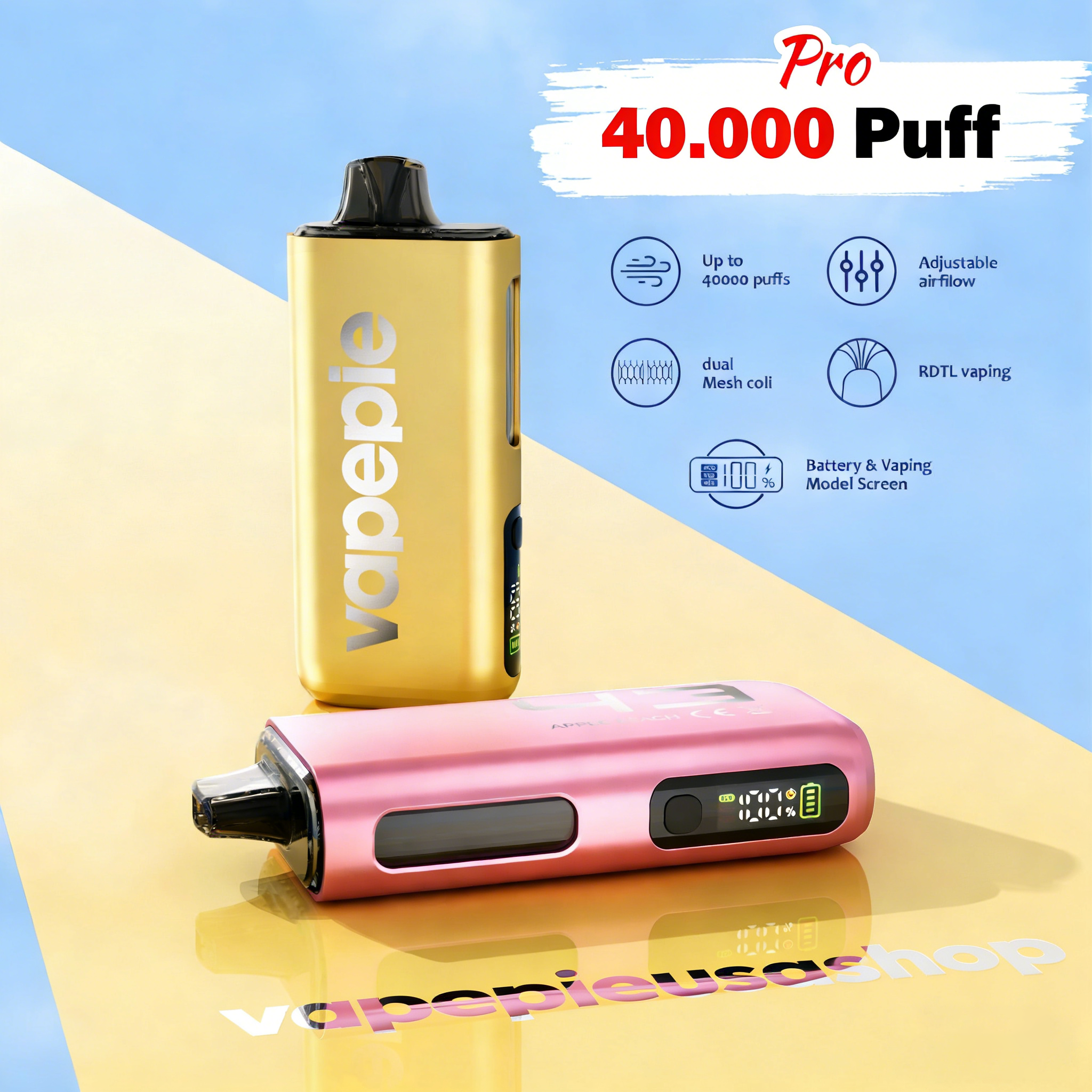 New Designs| VAPEPIE PRO 40000 Puff