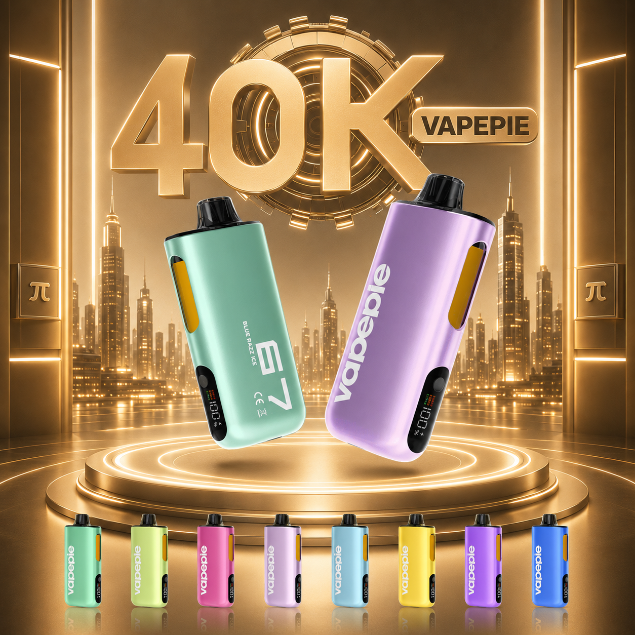 Vapepie Pro 40.000 – Neue Generation 40.000 Puffs