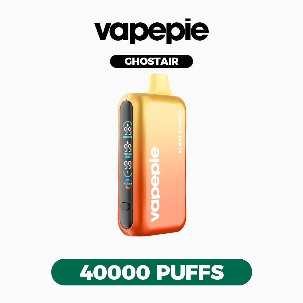 Vapepie Ghost Air Einweg-Vaper mit geringer Dampfentwicklung 40.000 Puffs – Diskreter Vaper fürs Büro