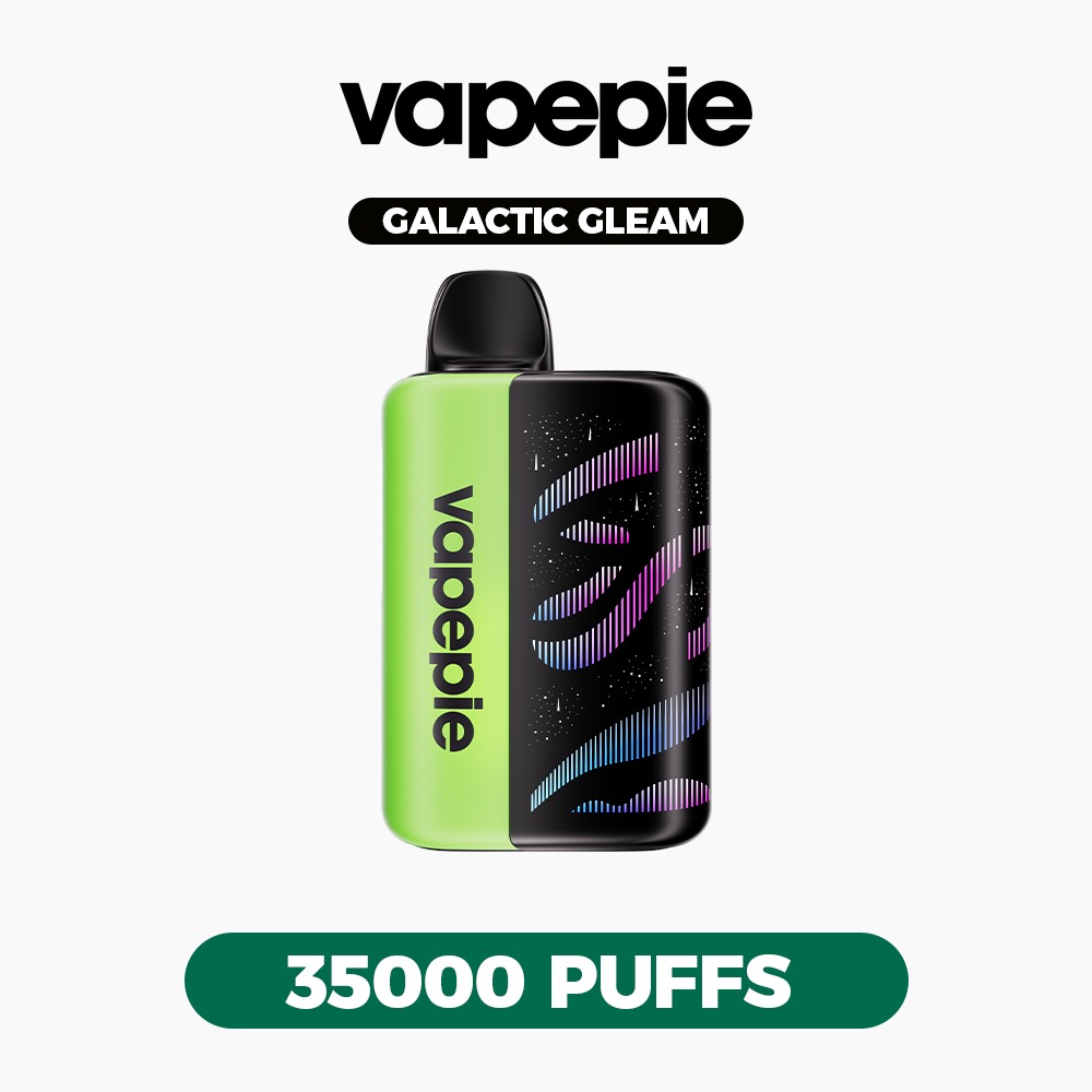 Vapepie Galactic Gleam Vaper mit 3D-Bildschirm 35.000 Puffs – Ergonomischer MTL-Pod