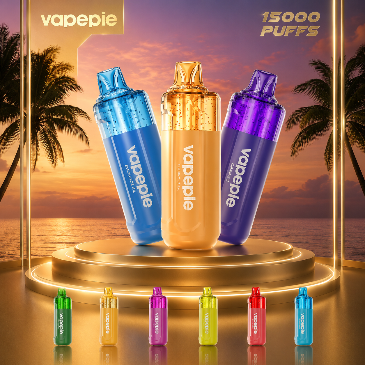 Vapepie CrystalPop Einweg-E-Zigarette 15.000 Puffs