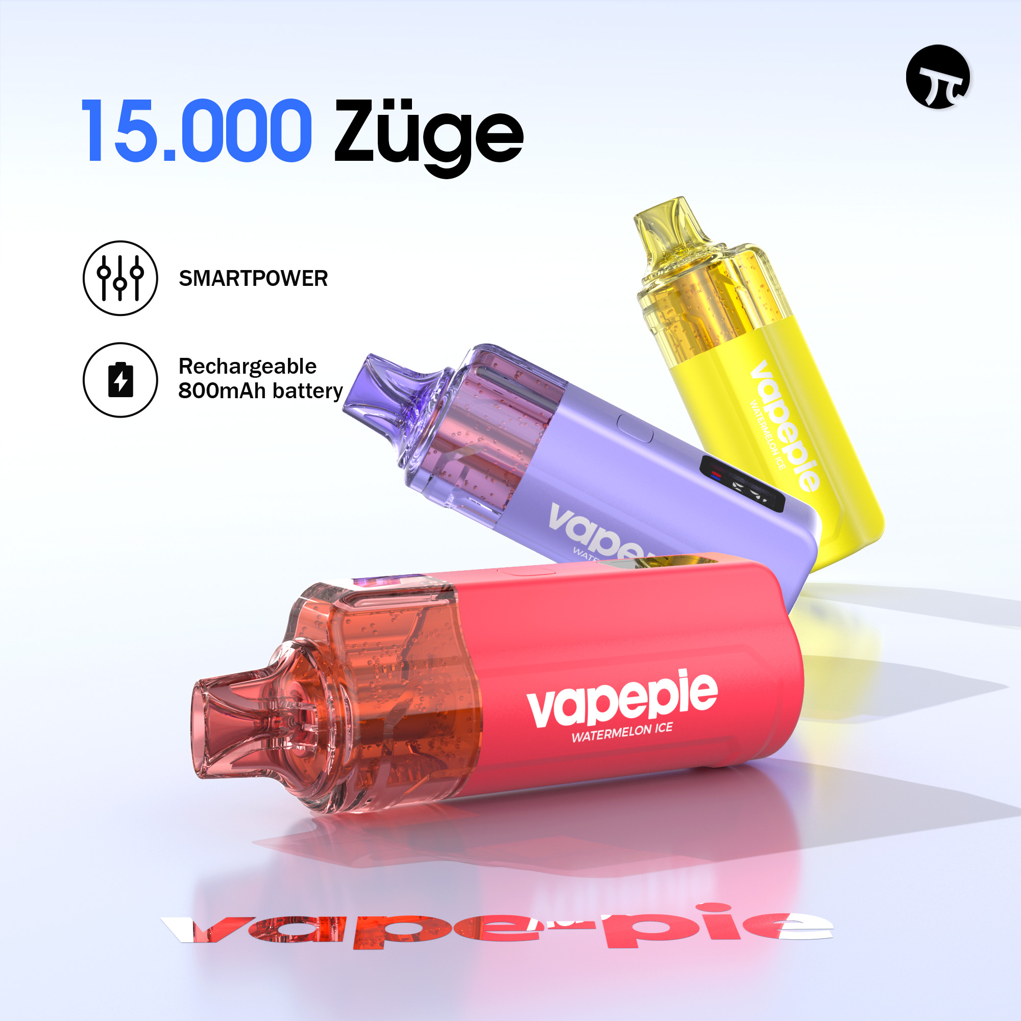 Vapepie Crystal Pop 15.000 Züge Einweg-Vape