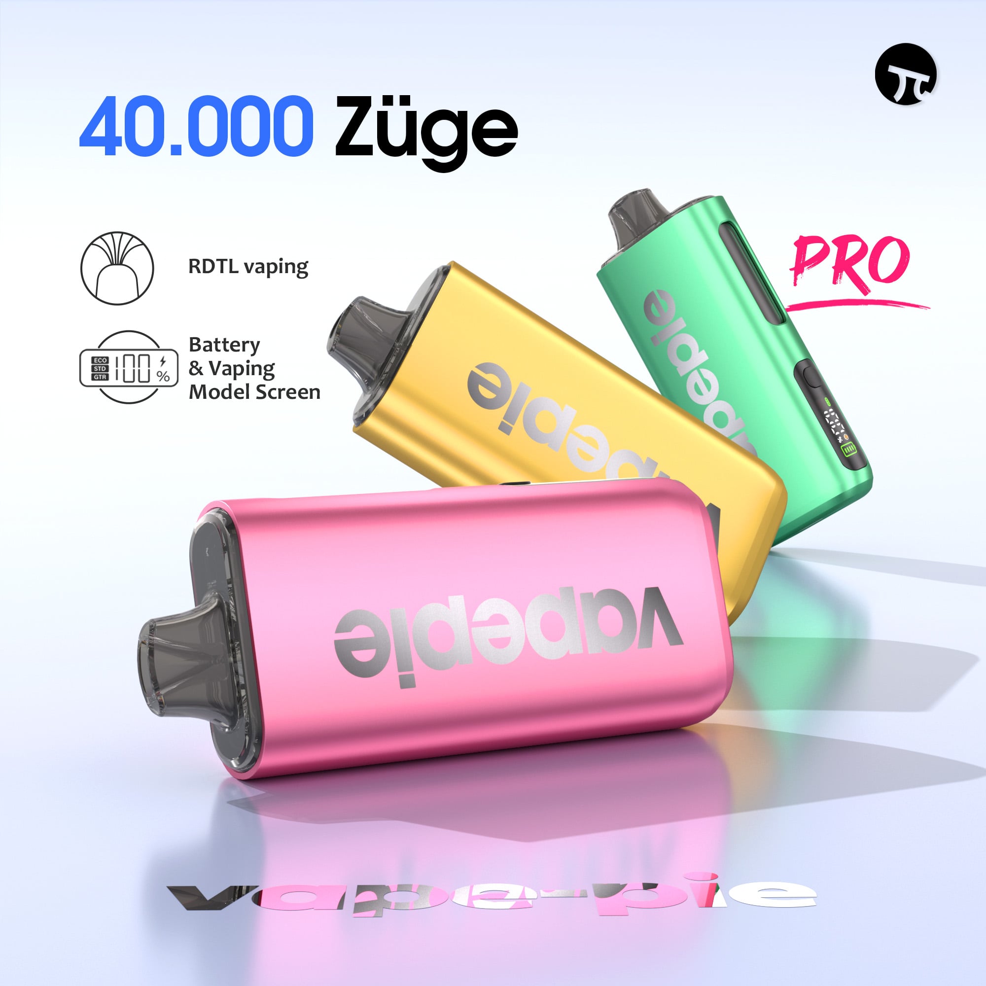 Neue Designs | VAPEPIE PRO 40.000 Züge