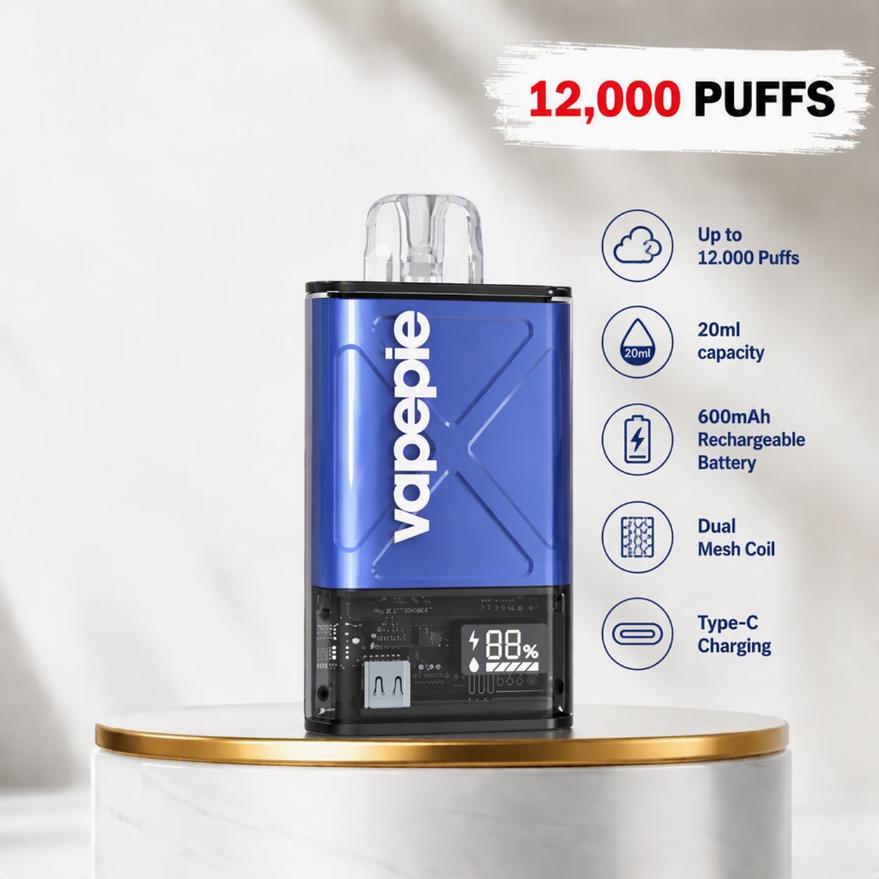Save Up to $57.98 | Fusion View 12,000 Puffs Disposable Device【MEL】