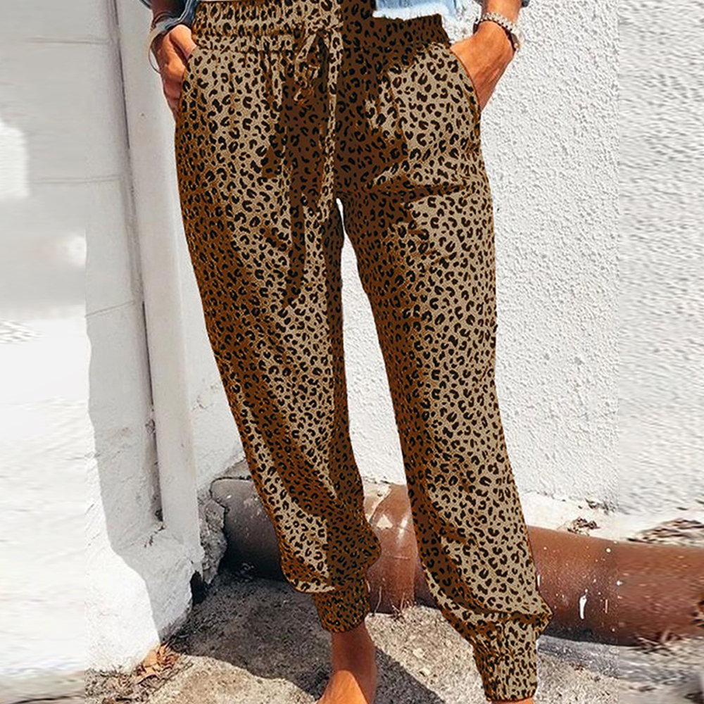 Castillotigo™ Pantalones casuales sueltos con cordón para mujer