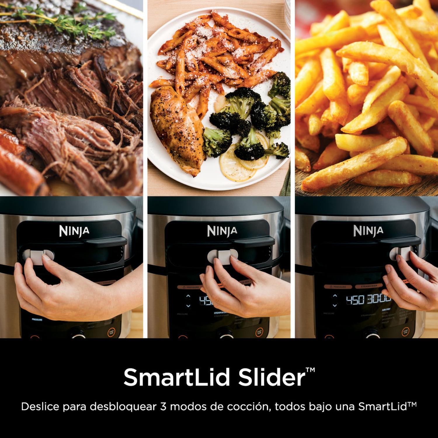 Promoción del último día-Olla de presión con Air Fryer Foodi SmartLid 14 en 1 de 6.1 L