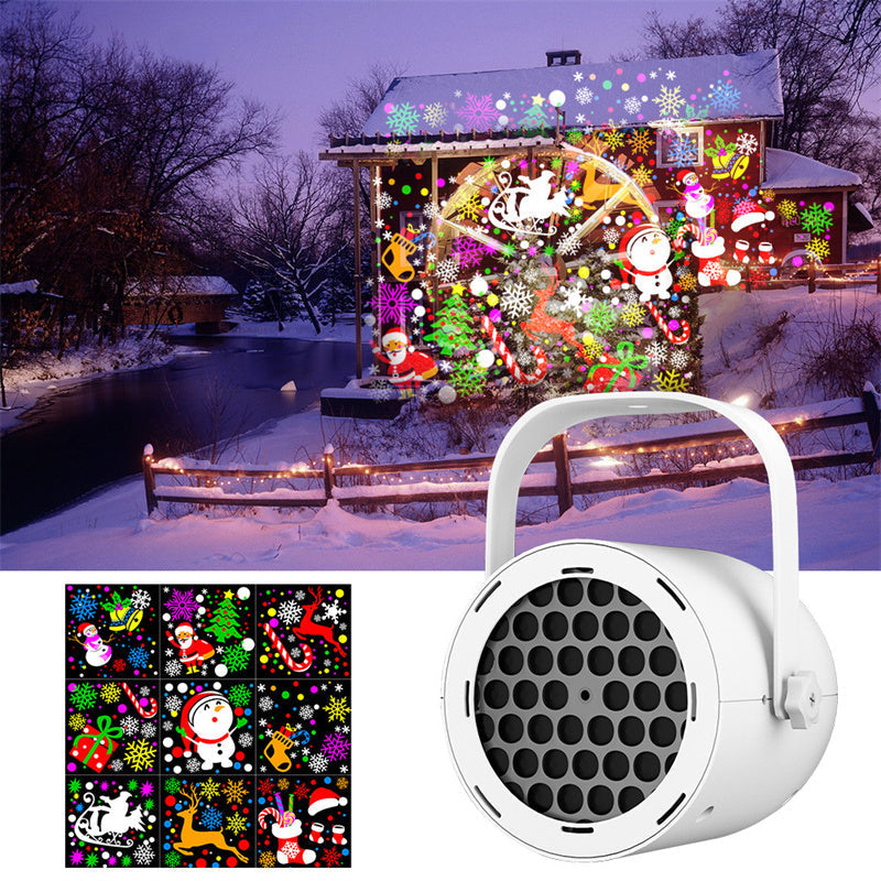 🎅 Light Up Your Christmas | 16 Magical Patterns USB Projector Light for the Whole Family