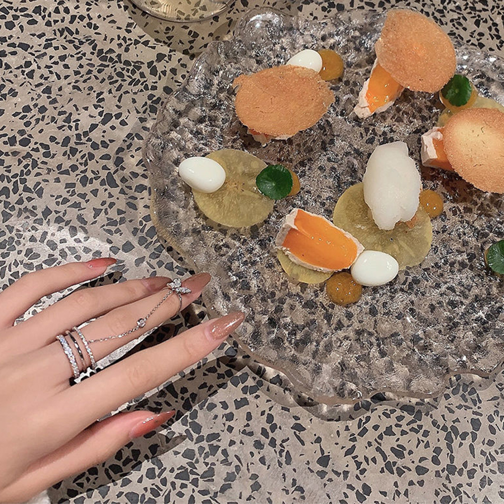 Castillotigo™ Anillo con flecos de mariposa