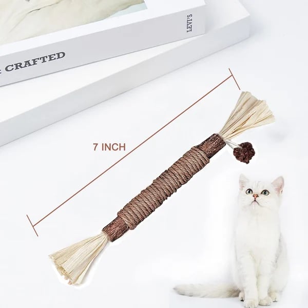 ⏰New Years Sale - 70% Off 🔥Natural Silvervine Stick Cat Chew Toy